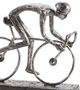 Giftcraft Black/Silver Cyclist Figurine-1