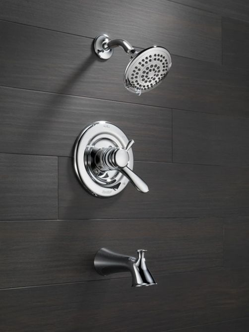 Delta Lahara® Monitor® 17 Series Chrome Tub and Shower Trim-4