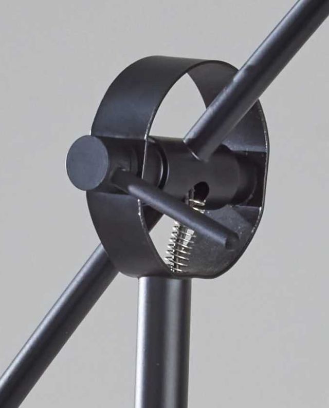 Adesso® Adler Black Arc Floor Lamp-2