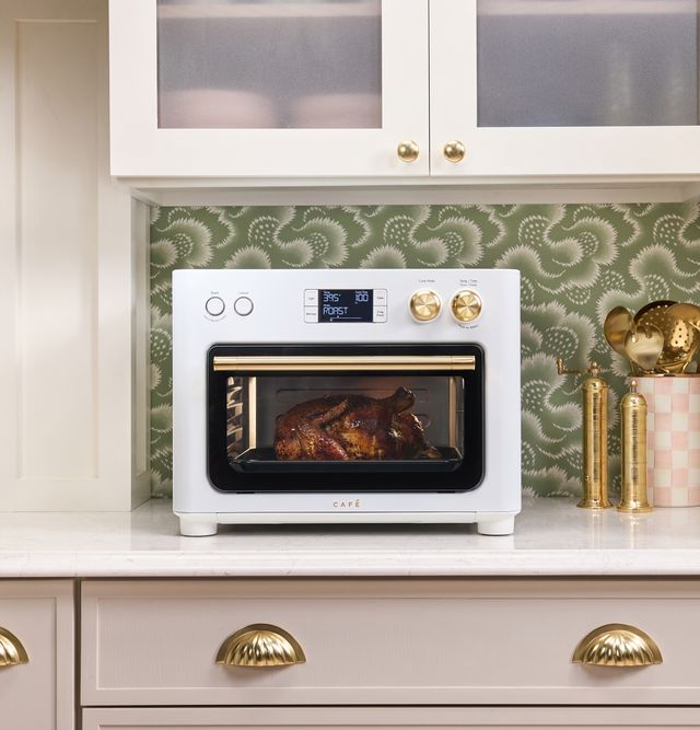 CAFÉ™ Couture™ 0.8 Cu. Ft. Matte White Toaster Oven with Air Fry-1