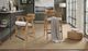 Nest Home Collections Wagner Anew Gray/Natural Bar Chair-1