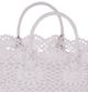A & B Home White 12" Lace Basket -1