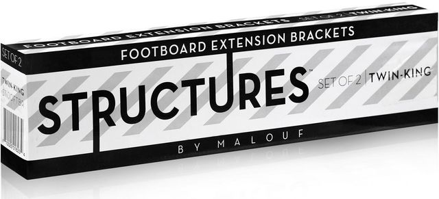 Malouf® Structures™ Bolt-On California King Footboard Extensions-1