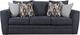 Fusion Furniture Amos Dusk Sleeper Sofa-2