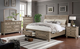 Furniture of America® Wells Gray Queen Panel Bed-1
