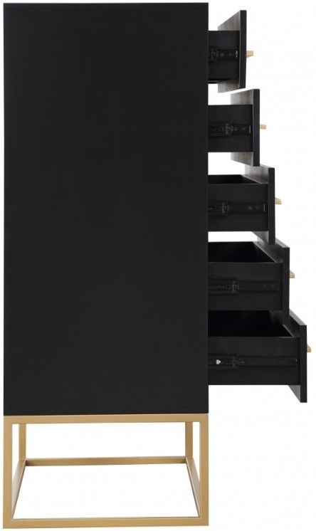 Meridian Furniture Maxine Black Chest-2