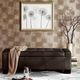 Olliix by Madison Park Brown Mirage Tufted Top Storage Bench-2