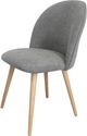 Moe's Home Collection Clarissa 2-Piece Grey Dining Chair Set-4
