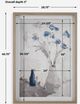 Uttermost® Julie Denise Blue Flowers In Vase Framed Print-2