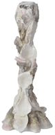 A & B Home White Medium Maness Oyster Candle Holder-0