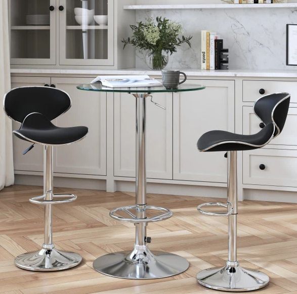 Powell® Beldon 3-Piece Black Adjustable Pub Set-2