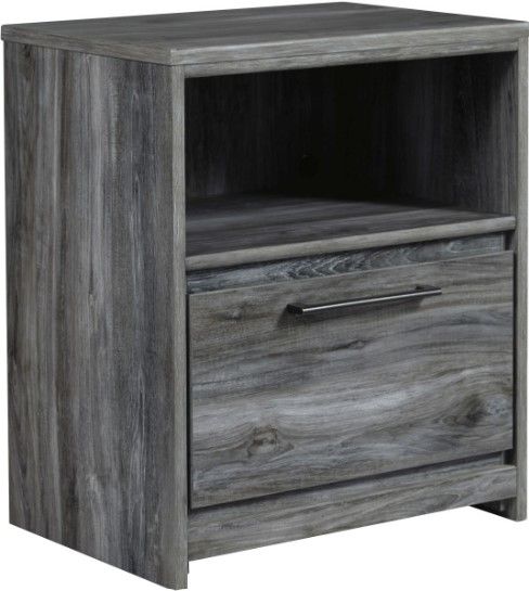 Signature Design by Ashley® Baystorm 4-Piece Gray Twin Panel Bed Set-4