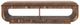 International Furniture Direct Balam Gray/Stained Brown Upholstered Bench-3