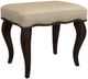 HH2 Home Hamilton Burnished Oak/Cream Vanity Stool-0
