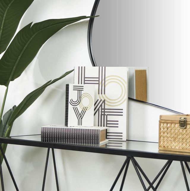 Deco Marche 3-Piece White Storage Book Box Set-3