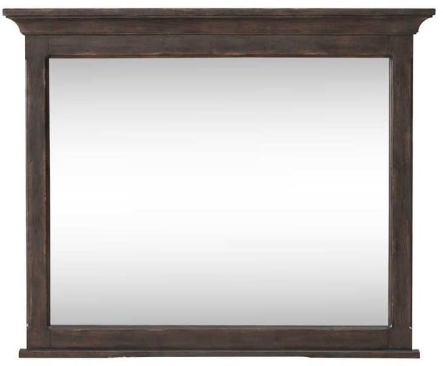 Liberty Furniture Paradise Valley Saddle Brown Landscape Mirror-0