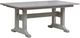 Urban Collections by Yutzy Woodworking Mission Trestle Sea Glass/Retreat White Oak 42"x78" Dining Table-0