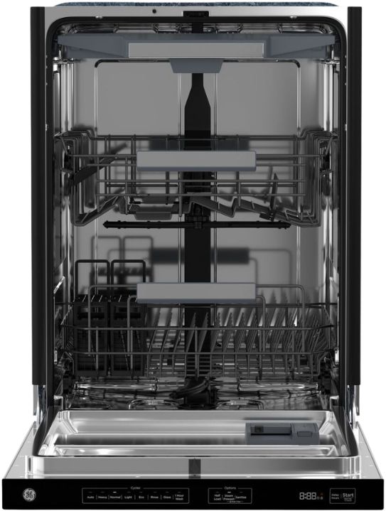 GE® 24'' Fingerprint Resistant Stainless Steel Top Control Built-In Dishwasher with Auto Open Dry-1