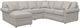 La-Z-Boy® Collins 5-Piece Almond Sectional and Chaise-0