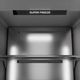 ZLINE Autograph Edition 18 in. 8.6 Cu. Ft. Panel Ready Right Hinge Column Freezer with Graphite Gray Interior and Matte Black Accents-4