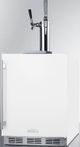 Summit® Commercial 24" White Built In Coffee Kegerator-1