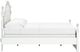 Signature Design by Ashley® Maylilly White Youth Full Upholstered Panel Bed-3
