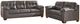 Signature Design by Ashley® Alliston 2-Piece Gray Living Room Set-0
