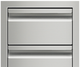 Wolf® 13" Stainless Steel Double Drawer Storage-1