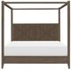 Legacy Classic XXX's and OOO's Cocoa California King Canopy Bed-1