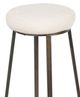 A & B Home Black/White Backless Counter Stool-1