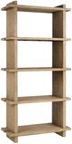 Classic Home Karlla Natural Clay Bookshelf-0