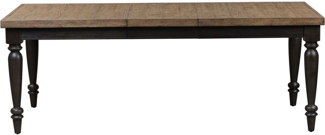 Liberty Furniture Harvest Home Barley Brown Dining Table with Chalkboard Base-2