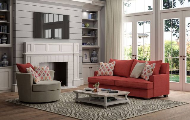 Brentwood Classics Adesso Hudson Spectrum Rouge Sofa-2