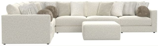 Jackson Furniture Ritzy 7-Piece Bone Sectional with Ottoman-3