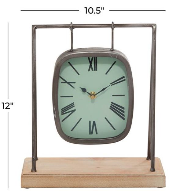 Deco Marche Gray Pendulum Clock-3
