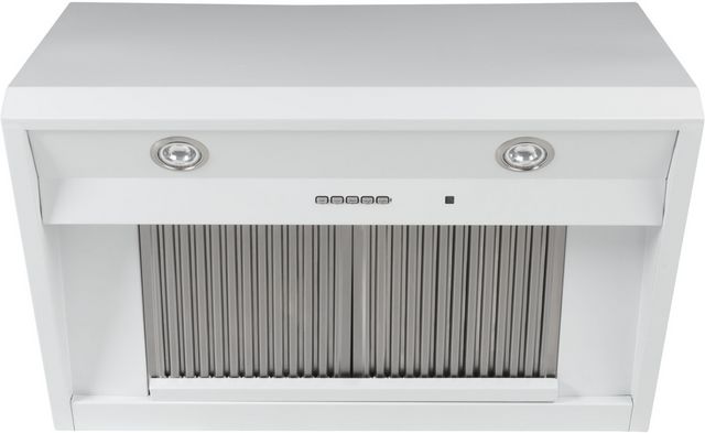 Café™ 36" Matte White Wall Mounted Commercial Range Hood-2