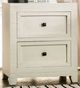 Furniture of America® Oakridge Ivory Nightstand-0