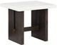 Signature Design by Ashley® Burkhaus White End Table with Dark Brown Base-0