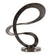 A & B Home Black Curving Loop Sculpture-1