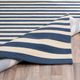 Surya Rain Navy 2'x3' Throw Rug-3