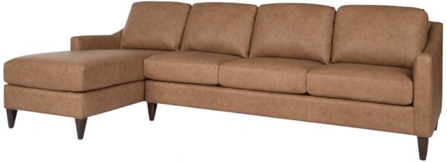Smith Brothers Customizable 261 2-Piece Leather Sectional-0