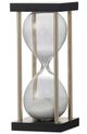 A & B Home Spellman White 15-Minute Hourglass-0