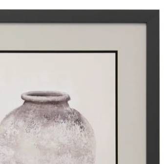 StyleCraft Ceramics II Gray/Off-White Wall Art-2