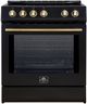 FORNO® Leonardo 30" Black Pro Style Induction Range-0