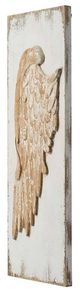 A & B Home 2-Piece Whitewashed Natural Wing Wall Decor Set-1