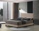 ACME Furniture Leandros Beige Queen Upholstered Panel Bed-4