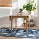 Linon Torino Gray Wash Drop Leaf Table-1