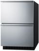 Summit® 24" Stainless Steel Outdoor Under The Counter Refrigerator -1