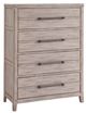 American WoodCrafters Aurora 5-Piece Whitewash King Panel Storage Bedroom Set-3