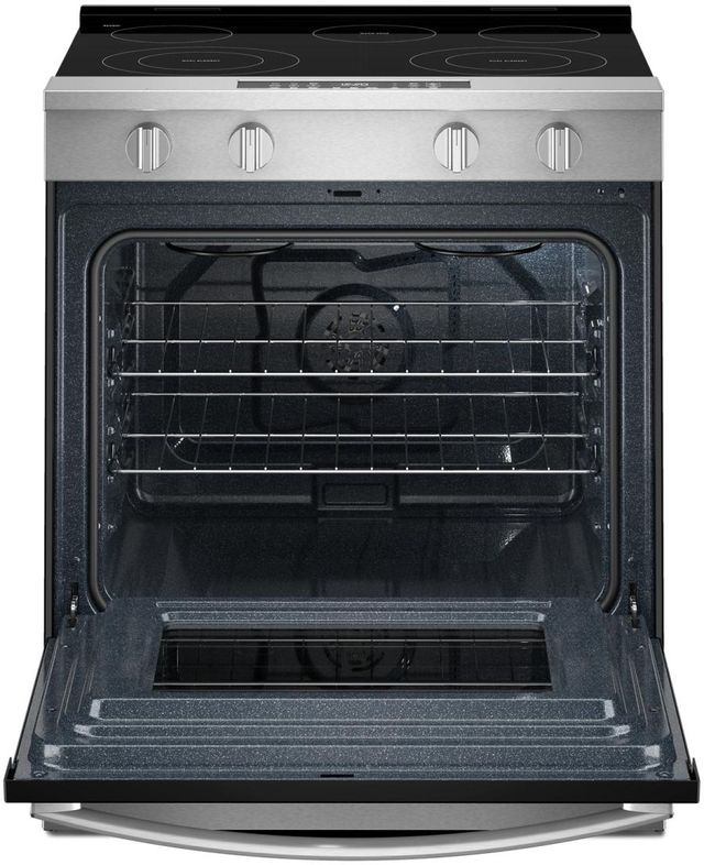 Whirlpool® 30'' Fingerprint Resistant Stainless Steel Smart Slide-In Electric Range with Air Cooking Technology-1